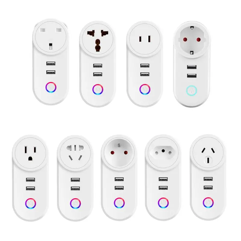 

WiFi Smart Plug Power Strip Socket Timer Switch Surge Protector Voice Cotrol