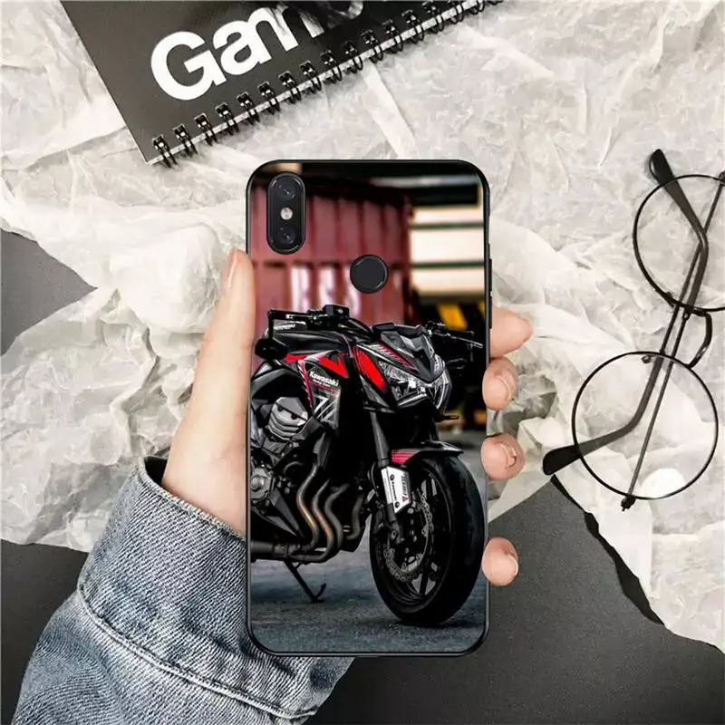 

FHNBLJ Japanese brand Kawasaki Ninja moto Phone Case for Xiaomi Redmi 5 5Plus 6 6A 4X 7 7A 8 8A 9 Note 5 5A 6 7 8 8Pro 8T 9