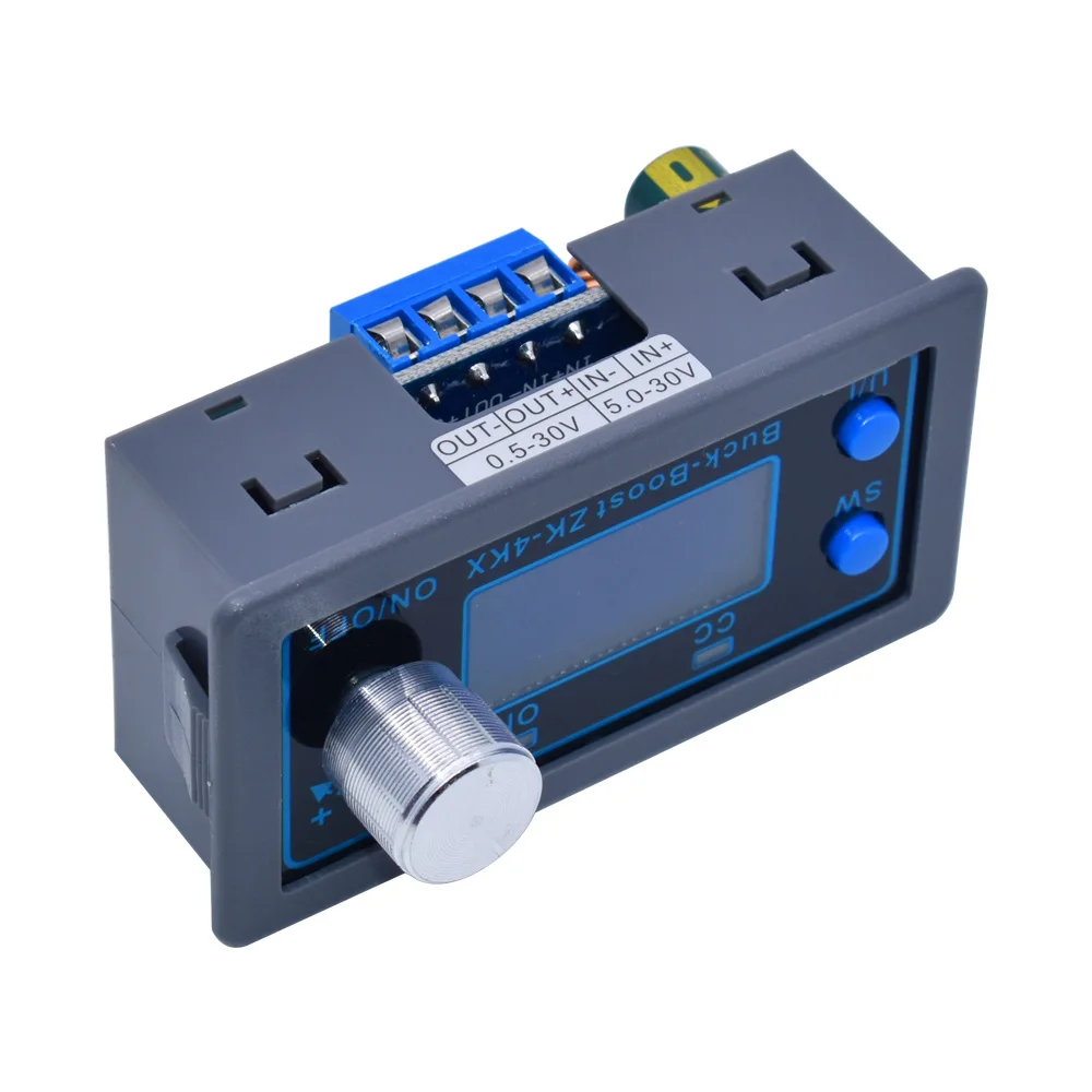 ZK-4KX DC Boost Converter CC CV 0 5-30V 4A 5V 6V 12V 24V | Электронные компоненты и принадлежности