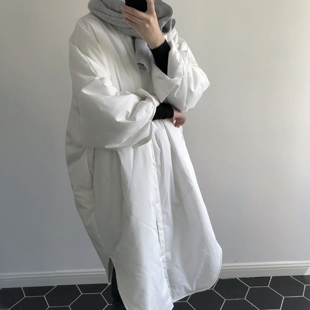 

Winter Coat Women Long Parkas Thin Lapel Warm Puffer Jacket Fashionable Plus Size Clothing Female Coat 2021 New Ladies Outwear