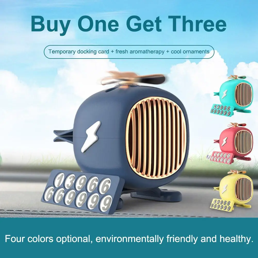Автомобильный ароматизатор на клипсе Вертолет Самолет Автомобильная