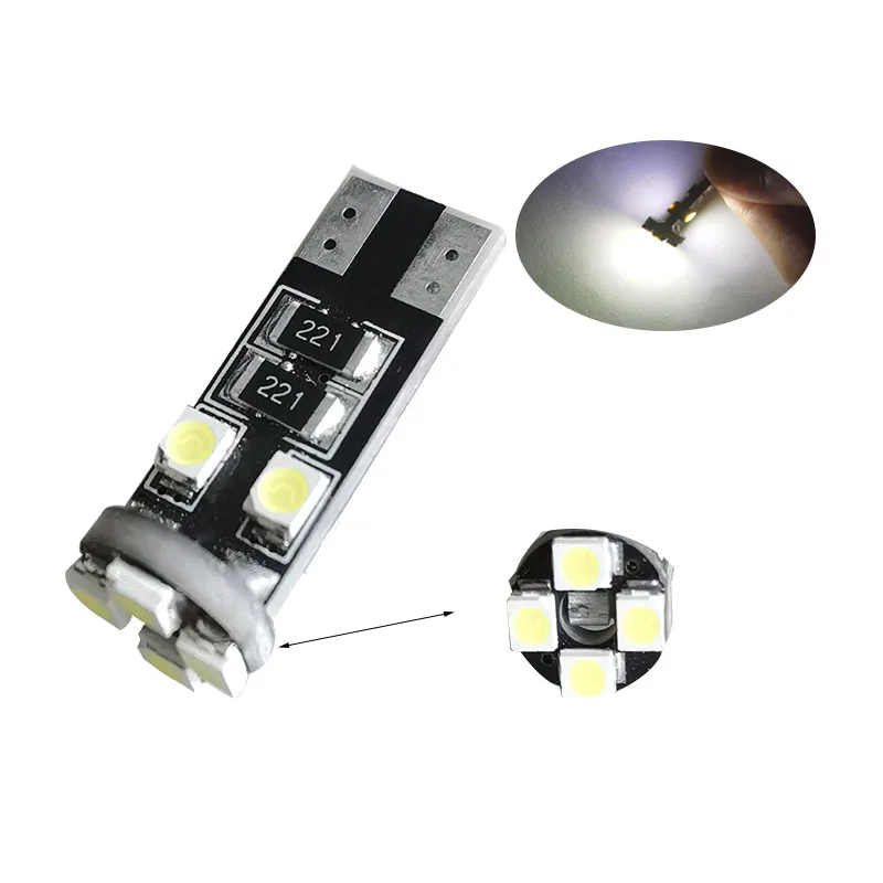 

100 шт. canbus T10 8SMD 3528 1210 LED Canbus без ошибок OBC 194 168 W5W T10 led canbus внутренняя лампа белая