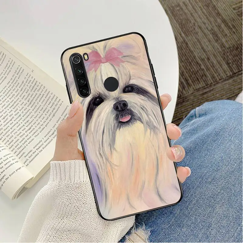 TOPLBPCS мультфильм Shih Tzu собака чехол для телефона Redmi K20 4X GO 6pro 7 7A 6 6A 8 5plus note 9 pro Capa |