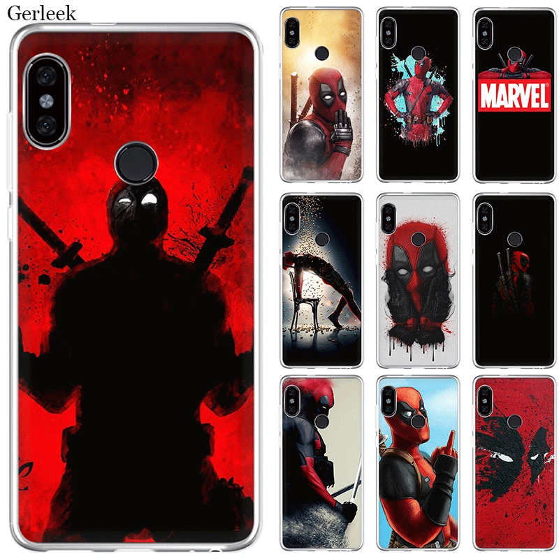 Чехол для мобильного телефона Redmi 3S 3 4 6 4A 4X 5A 7 7A K20 GO Pro Plus жесткий чехол Deadpool Cool