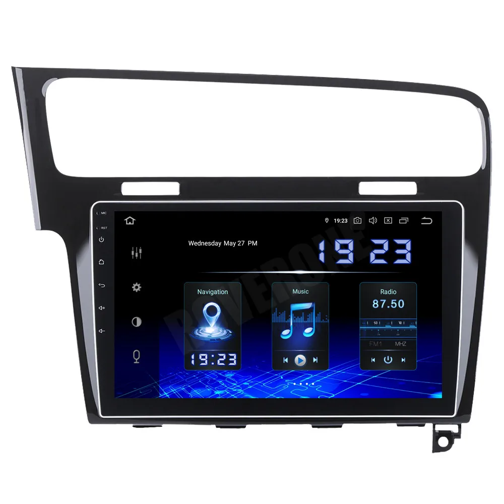 Автомобильный радиоприемник Octa Core Android 10 для Volkswagen VW Golf 7 MK7 VII 2013 2014 2015 2016 Стерео GPS