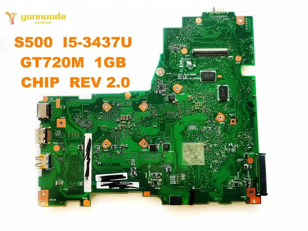 Оригинальная материнская плата для ноутбука Lenovo S500 модель I5 3437U GT720M 1 Гб чип REV 2 0