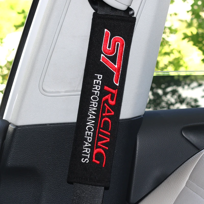 2 шт. автомобильный ремень безопасности вышивка узор Чехлы Чехол для Ford focus 3 Fiesta