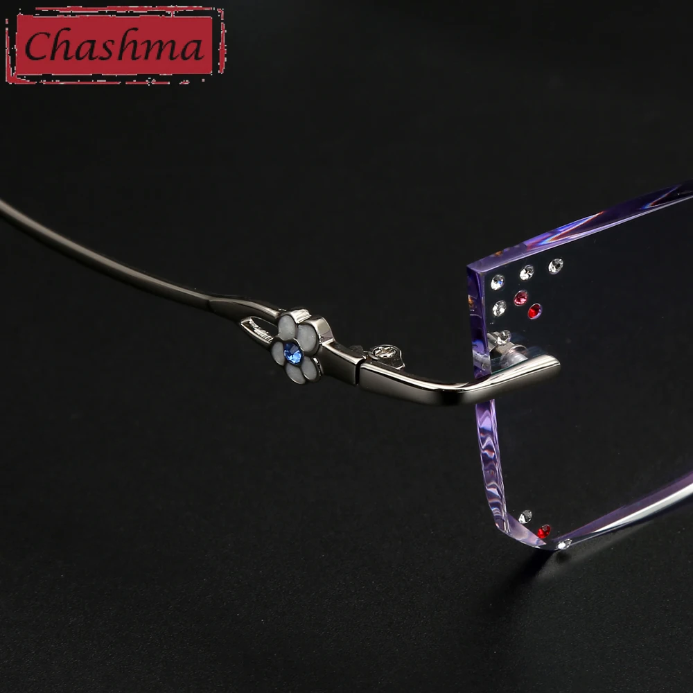 Роскошные женские очки со стразами цветные линзы кошачий Глаз Модные в форме