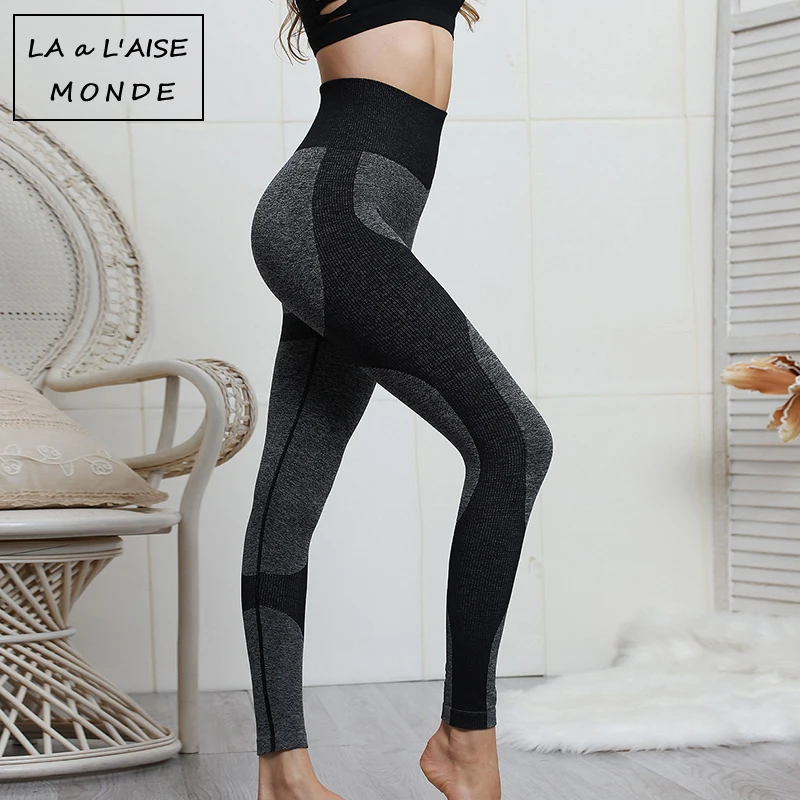 Спортивные Женские легинсы Vital бесшовные для фитнеса йоги с высокой талией