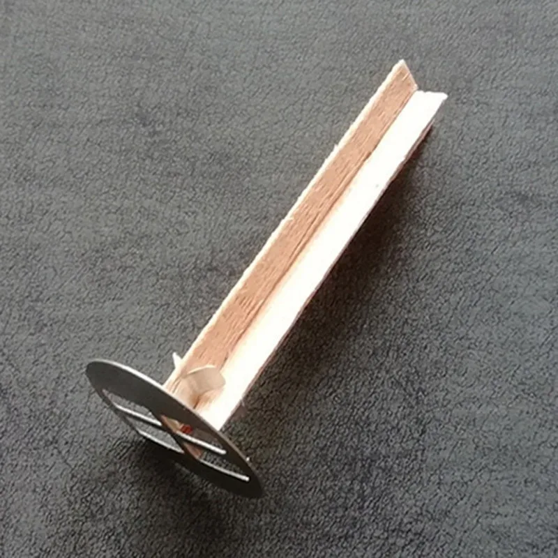 DIY романтическая Свеча для ароматерапии сердечник из натурального дерева