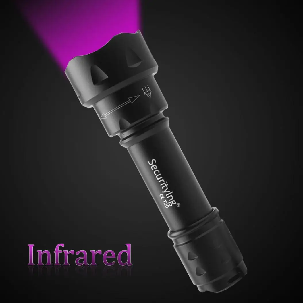 Светодиодный фонарик ночного видения SecurityIng инфракрасный ИК фонарь 850 нм