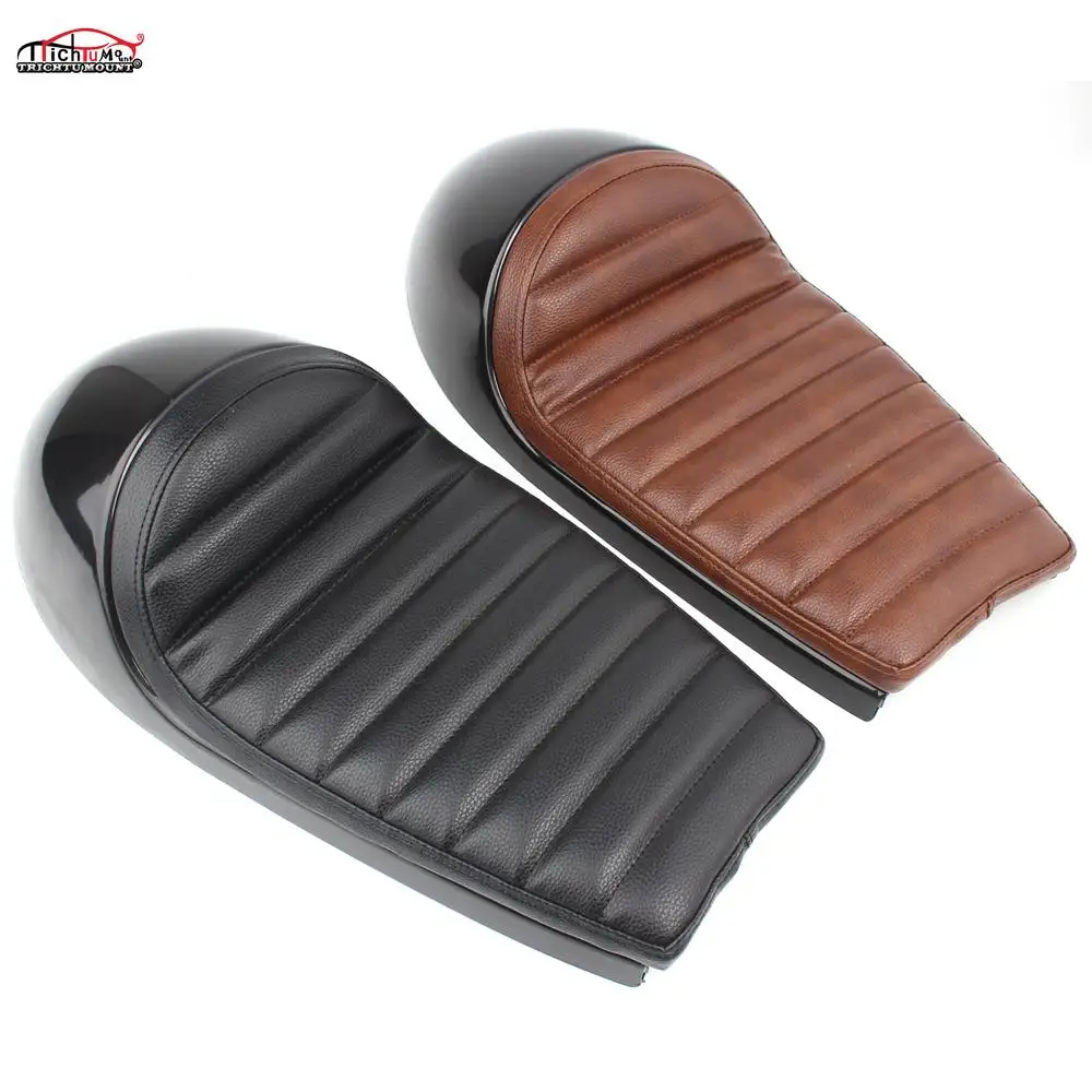 Мотоциклетное сиденье Ретро седло скремблер Подушка основание винтажное для Honda