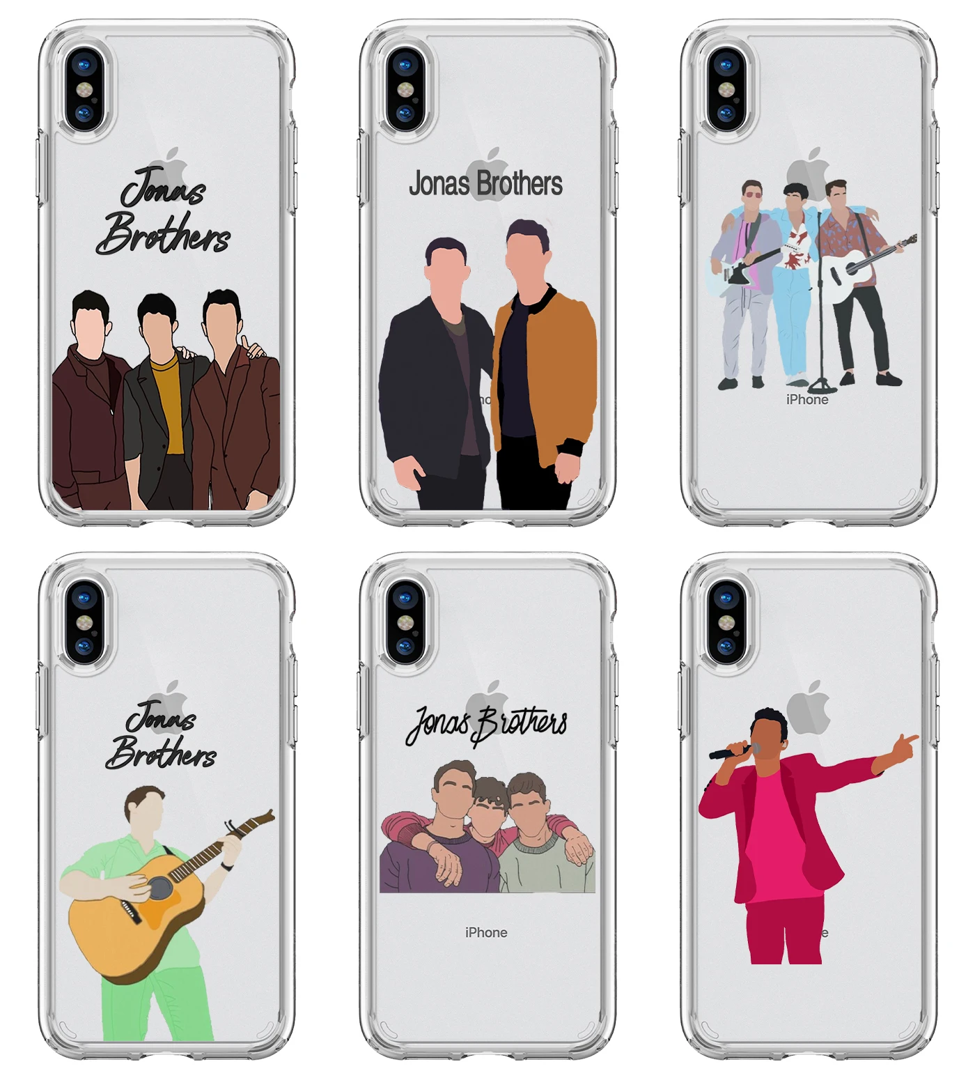 Роскошный телефонный чехол Jonas Brothers для iPhone 11 12 Pro XS MAX XR X 7 8 6Plus SE 2020 мягкий