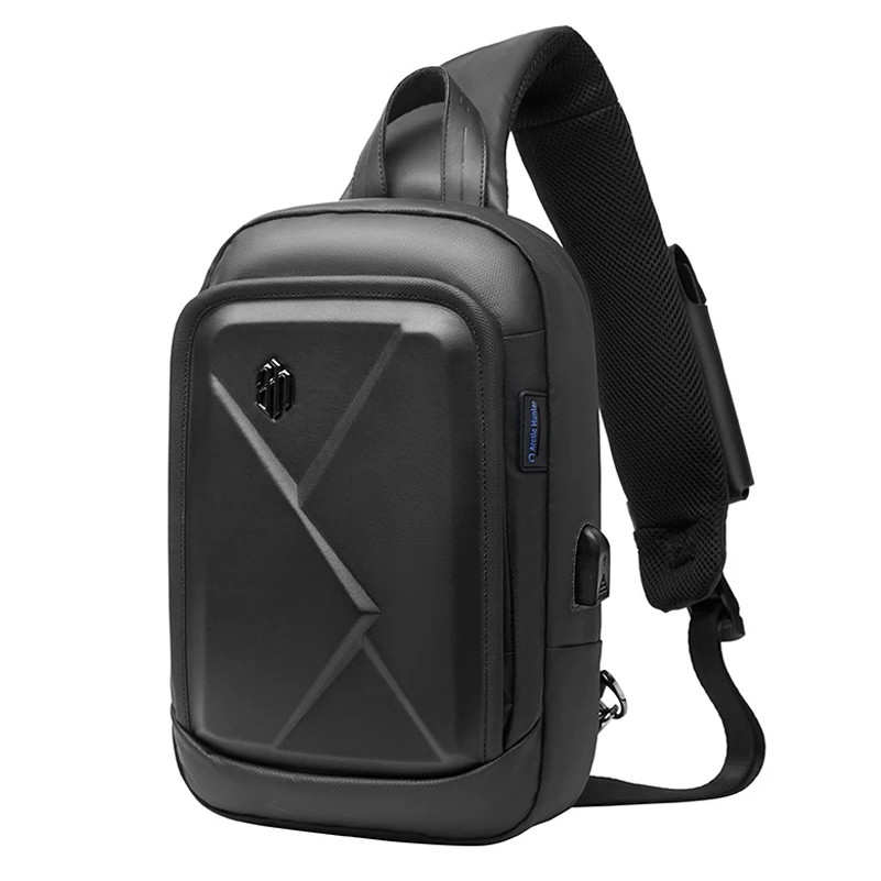 Новая мужская нагрудная сумка через плечо Повседневная мессенджер Молодежная