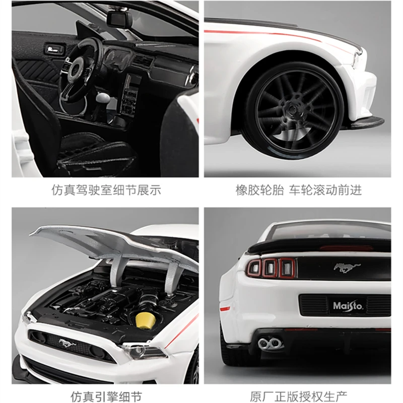 Модель автомобиля Maisto 1:24 2014 Ford Mustang из сплава модель украшение коллекционная