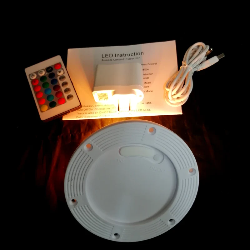 Skybesstech прожекторы высокой яркости основание D120 мм 5 В 1 А 16 цветов источник света RGB