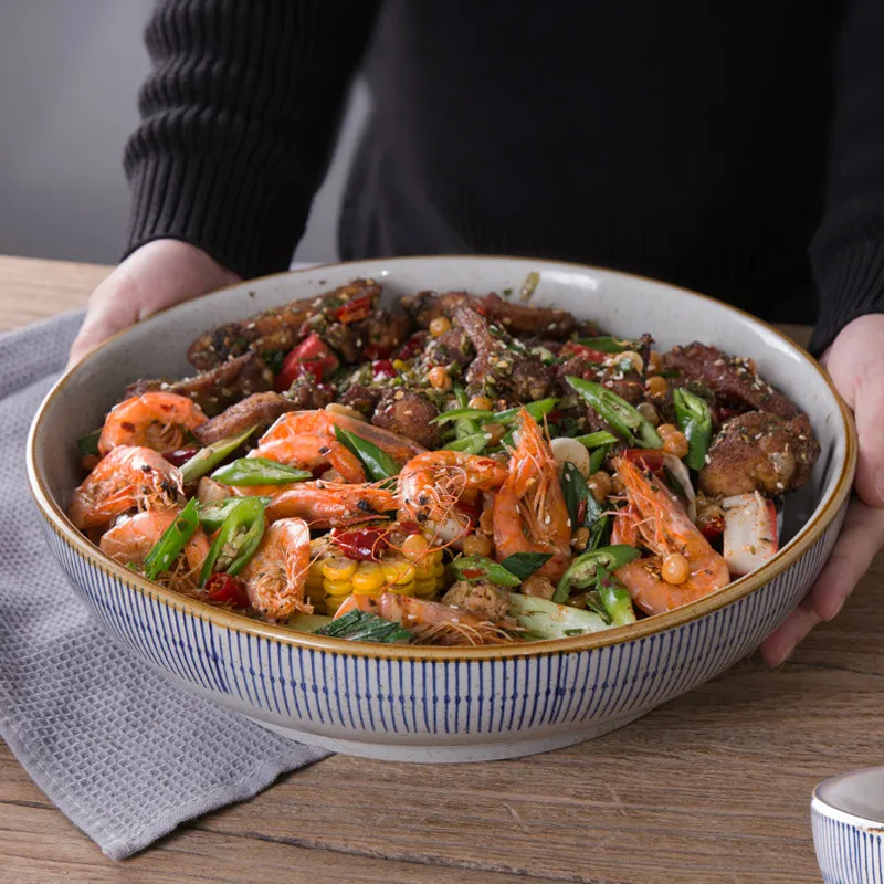 Керамическая миска для супа столовая посуда большого размера отеля 12 дюймов 10 |