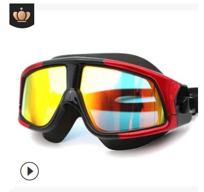 

Очки для плавания с гальваническим покрытием и защитой от УФ-лучей и запотевания, регулируемые очки для плавания и дайвинга, очки для плаван...