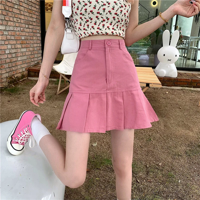 Юбка в стиле Харадзюку дизайнерские маленькие летние платья новинка 2021