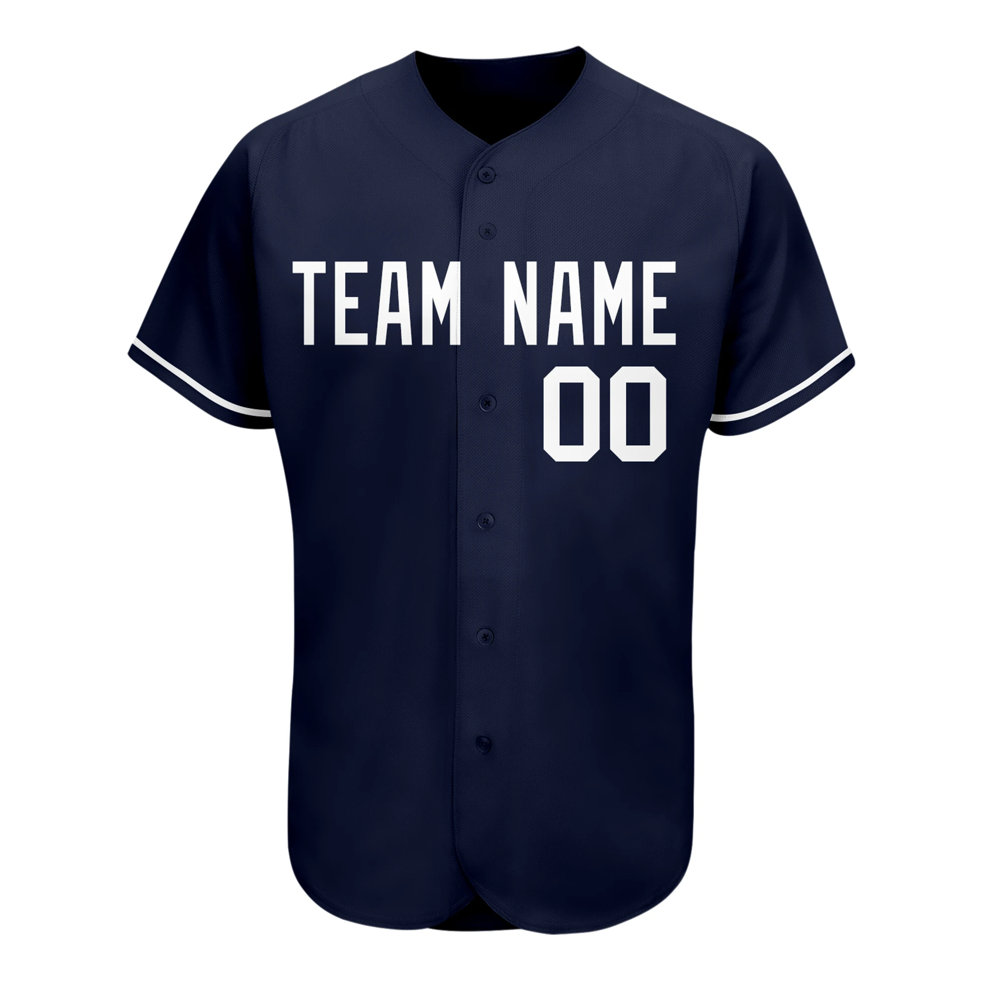 Custom New Button Baseball Jersey Sublimation Design Sewing Name Number Suitable Men/Kid Outdoor Game Training Sport Shirt