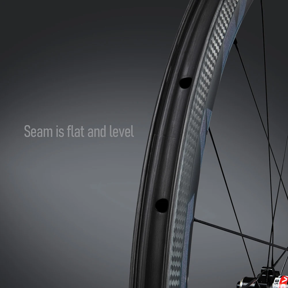 ICAN 700C Carbon T800 супер светильник колеса 50C Clincher бескамерные Готовые с 3K Twill V тормоза