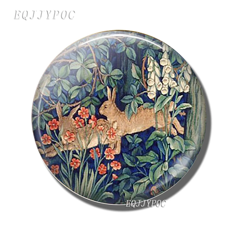 Кролик магниты на холодильник Декор 30 мм стеклянный кабошон магнитный держатель