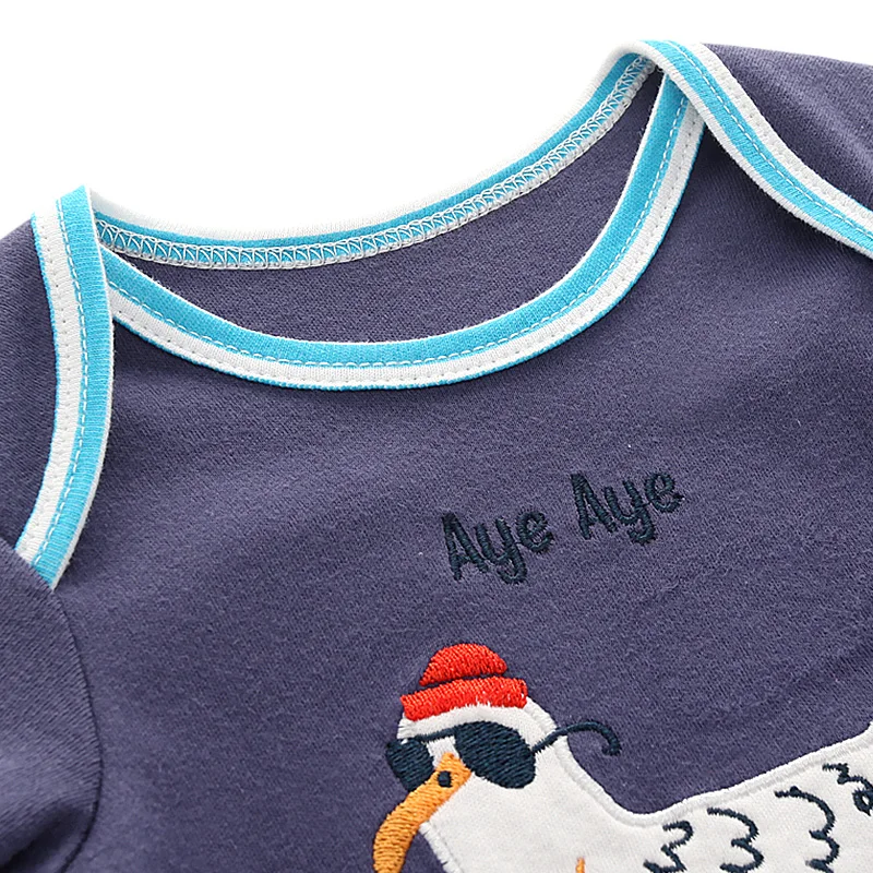 Baby Boy Clothes 5Pcs Full Sleeve Girl Bodysuits Clothing Cotton Newborn Infant Jumpsuit Costumes roupas de bebe 2021 bebes | Детская