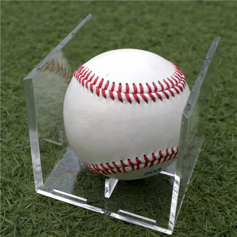 Transparent Case Acrylic 80mm Golf Baseball Box Display For Souvenir Storage Box Holder Uv Protection Dustproof