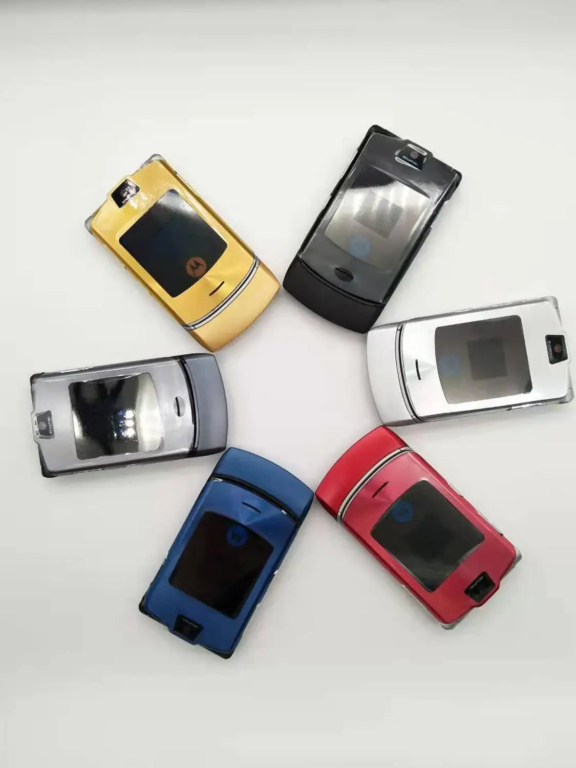 motorola razr v3i refurbisehd original unlocked mobile phone gsm flip 710mah phone one year warranty free shipping free global shipping