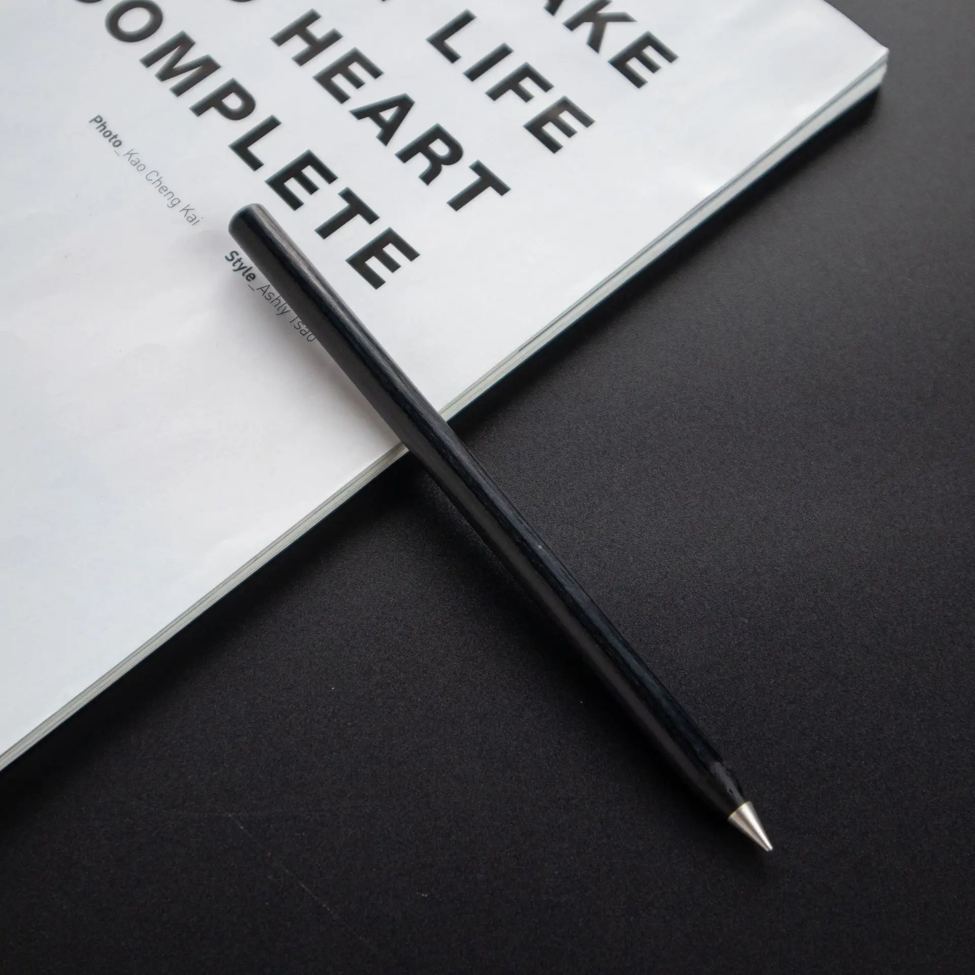 Долговечный карандаш без чернил металлический вечный деревянный подарок ручка