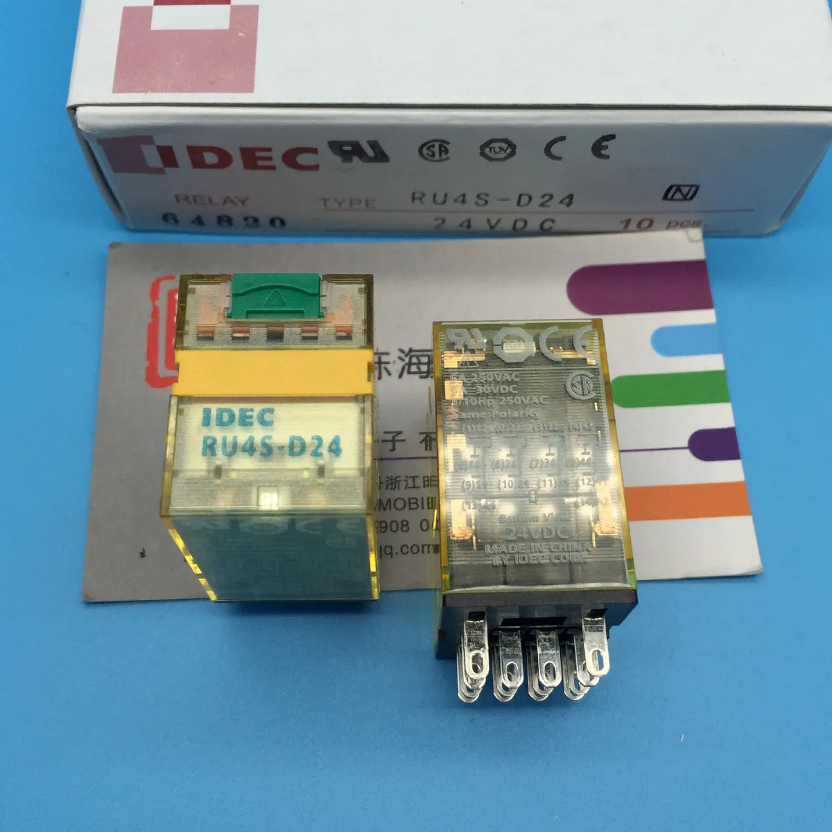 2pcs Brand New &amp Original Ideec Japan Hequan Relay RU4S-D24 24VDC Four-Group Conversion 14-Leg 6a250vac | Обустройство дома