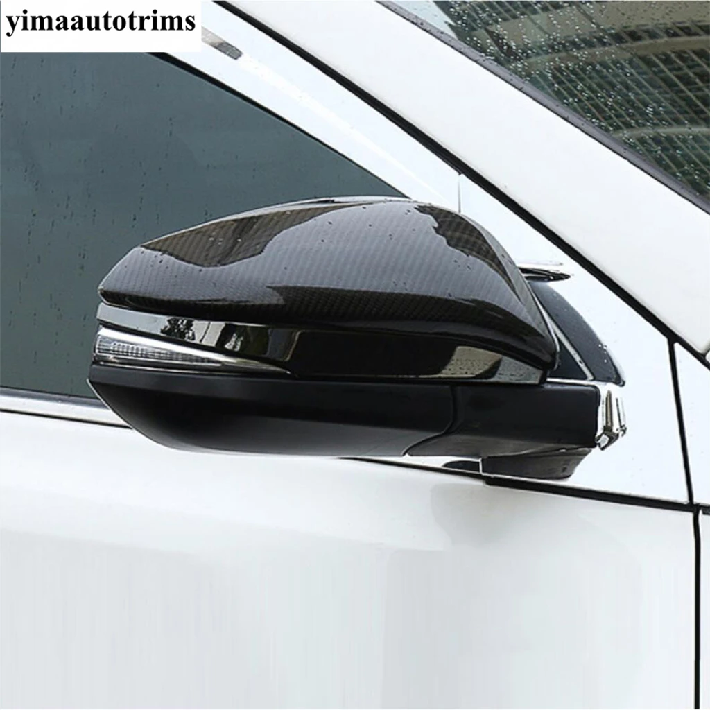 

Rearview Mirror Rubbing Protective Stripes / Caps Cover Trim Stainless Steel / ABS Exterior Fit For Toyota Venza / Harrier 2021