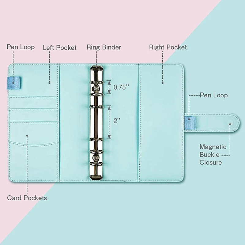 

Budget Envelope Budget Binder 26 Pcs PU Leather Budget Cash Envelopes Cash Binder Money Organizer for Budgeting