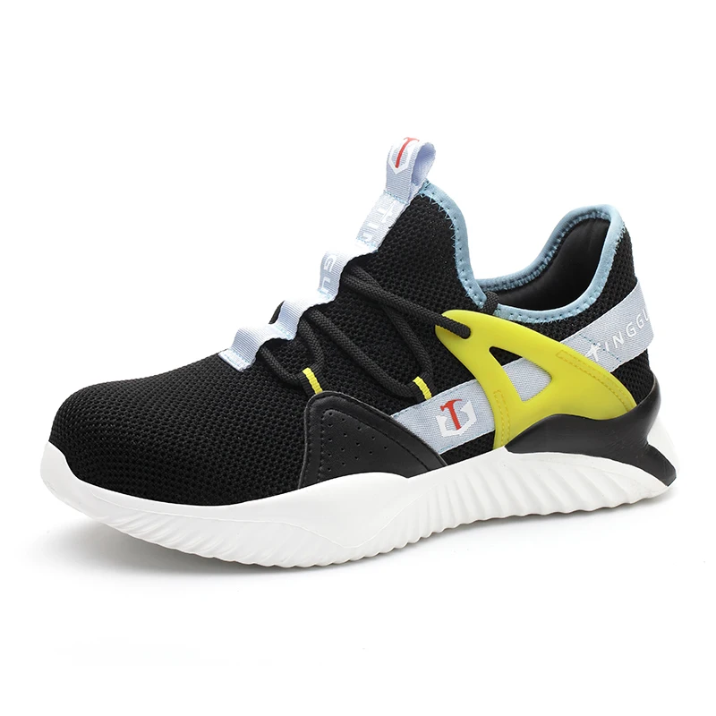 

Men Safety Shoes Boots Steel toe comfortable work shoes-T676