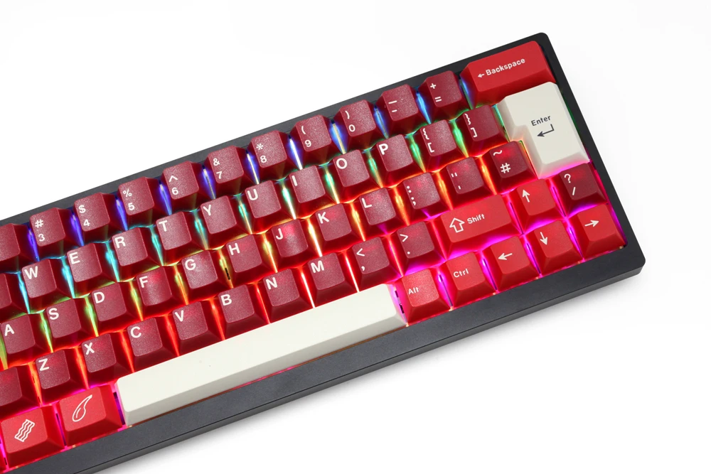 

bm60rgb bm60 iso UK EU rgb 60% gh60 hot swappable Custom Mechanical Keyboard PCB programmed qmk firmware rgb underglow type c