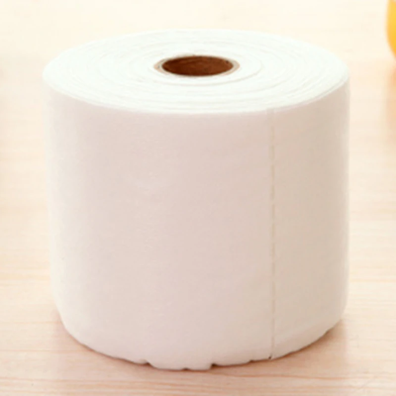 

1Pc High Quality Pure brocade Washcloth Disposable Wash Towel Soft Clean Beauty Towel Portable Roller Type Wash Towel