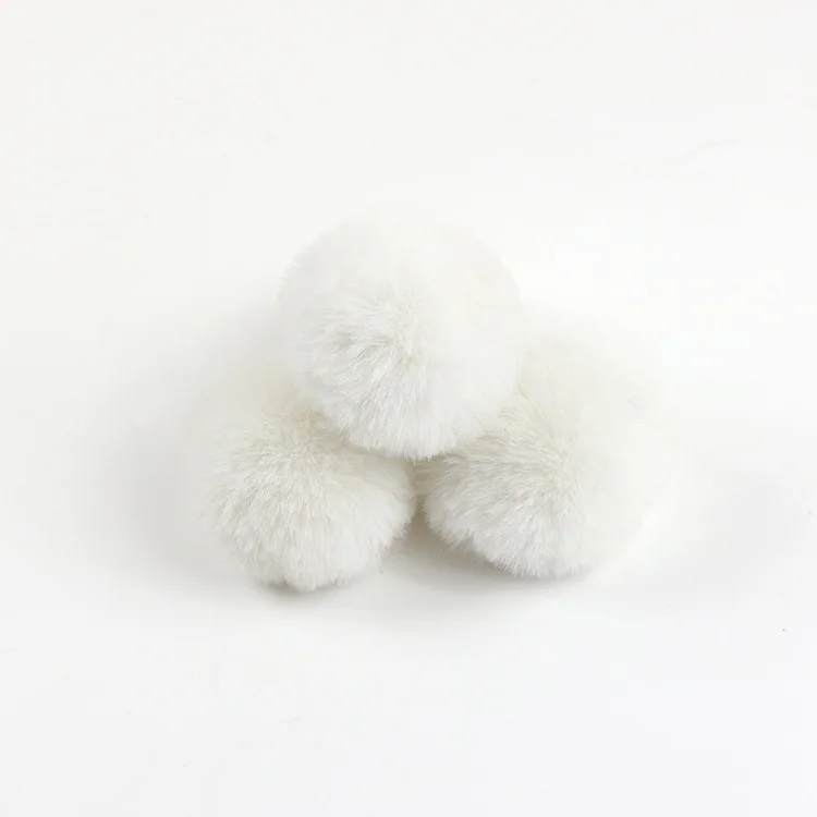 4 см DIY 10 шт./лот помпон из искусственного лисьего меха помпоны Меховые для шапок