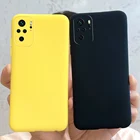 Чехол для Xiaomi Redmi Note 10 10s, Шелковый мягкий на ощупь бампер, тонкая задняя крышка для Redmi Note10, Coque Funda Redmi Note10s 6,43 дюйма