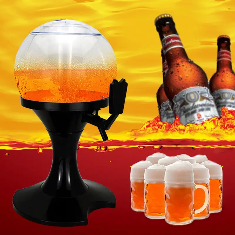 Горячая XD-HOT 3.5L Ice Core пиво Напиток Диспенсер машина контейнер Pourer Бар Инструмент