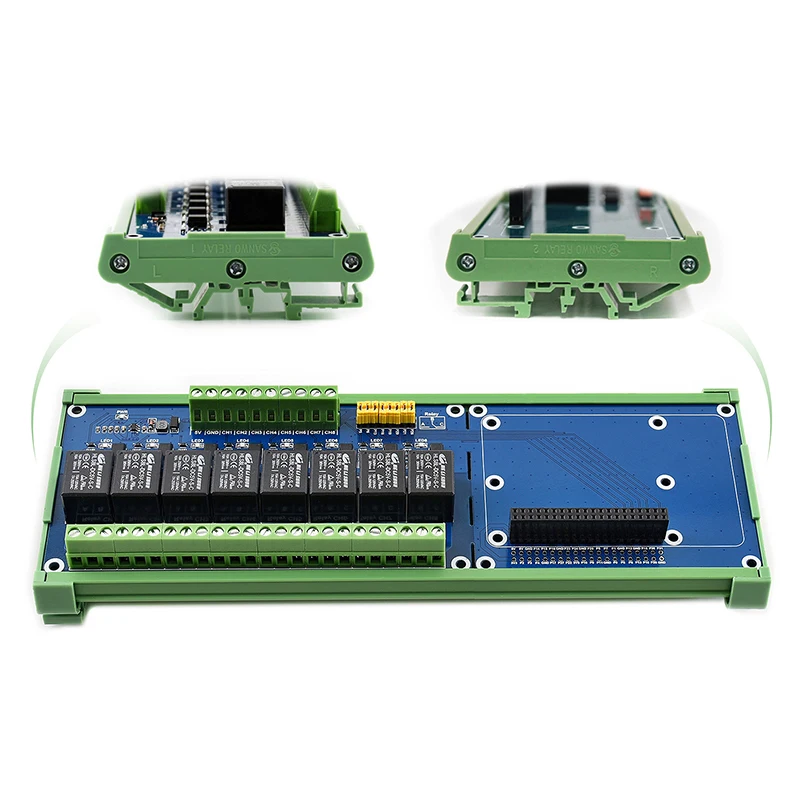 Raspberry Pi 4B/3B +/3B/Zero 8 канальная релейная Удлиняющая плата с индикаторным светильник