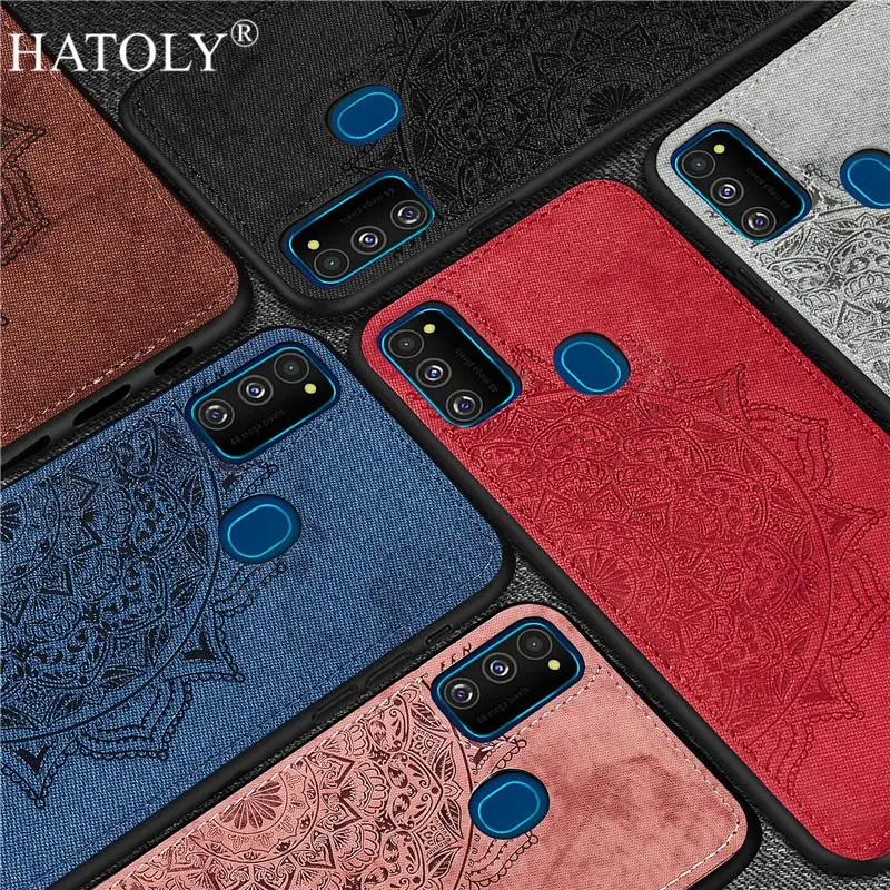 

Чехол для Samsung Galaxy M30s, Силиконовый Резиновый ТПУ тканевый текстурный Модный чехол для телефона Galaxy M30s, чехол для Samsung M30s