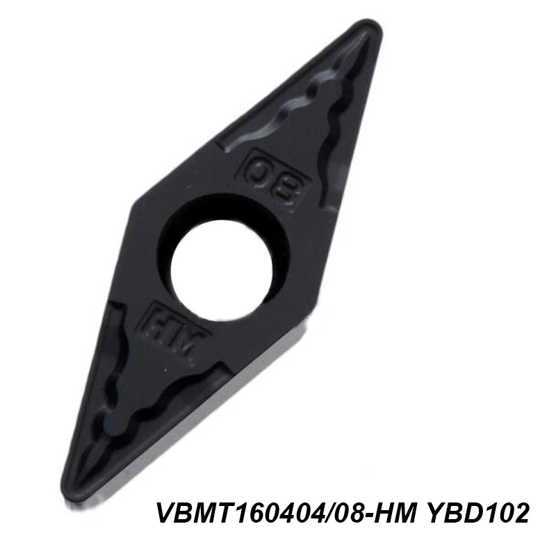 

Original VBMT 160404 160408 VBMT160404-HM VBMT160408-HM YBD102 Processing Cast Iron External Turning Holder Cutting Tool Carbide