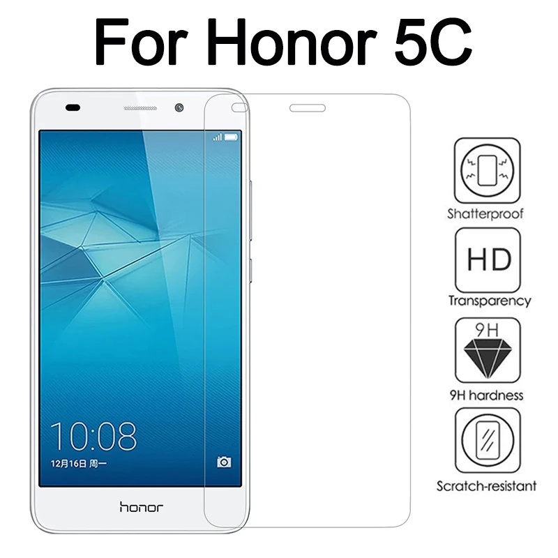 Honor 5c Защитное стекло для huawei honor 5c защита экрана huawie honer 5 c c5 huawei 5c Броня закаленное стекло 9h лист пленка
