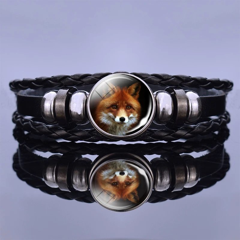 Модный черный кожаный браслет ручной работы браслеты для женщин Свадебные