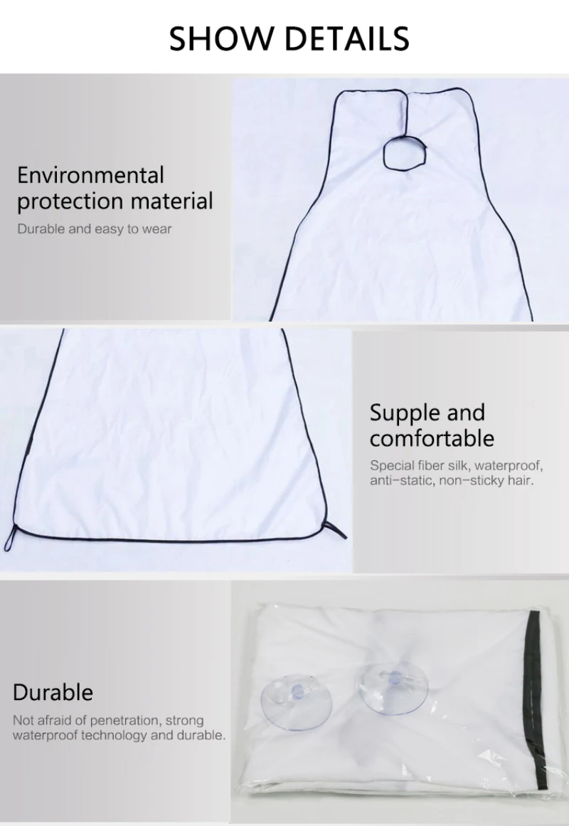 Мужской фартук для бритья бороды зеркало стрижки волос Женский держатель