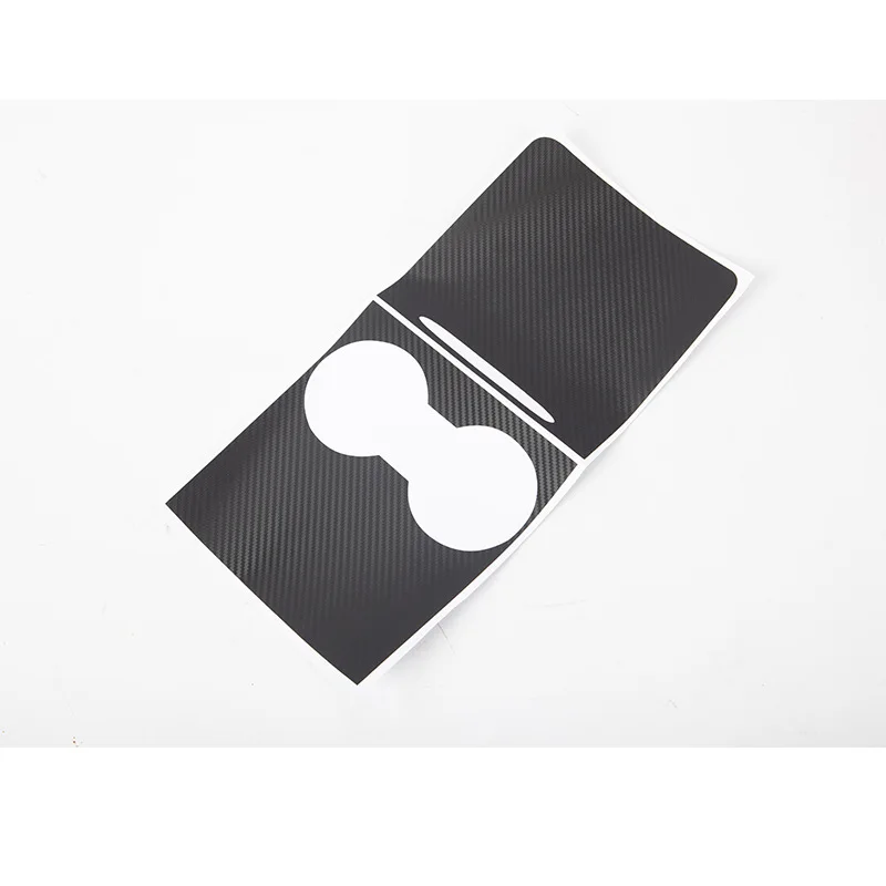 

Car Stickers Center Control Panel Protective Patch for Tesla Model 3 Y 2021 Carbon Fibre Car Sticker Interior Accessories 2pcs