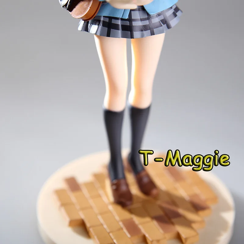 

20CM Anime Your Lie in April Violin Fork Hand Miyazono Kaori PVC Action Figure Static Collection Model Decoration Toys For Gifts
