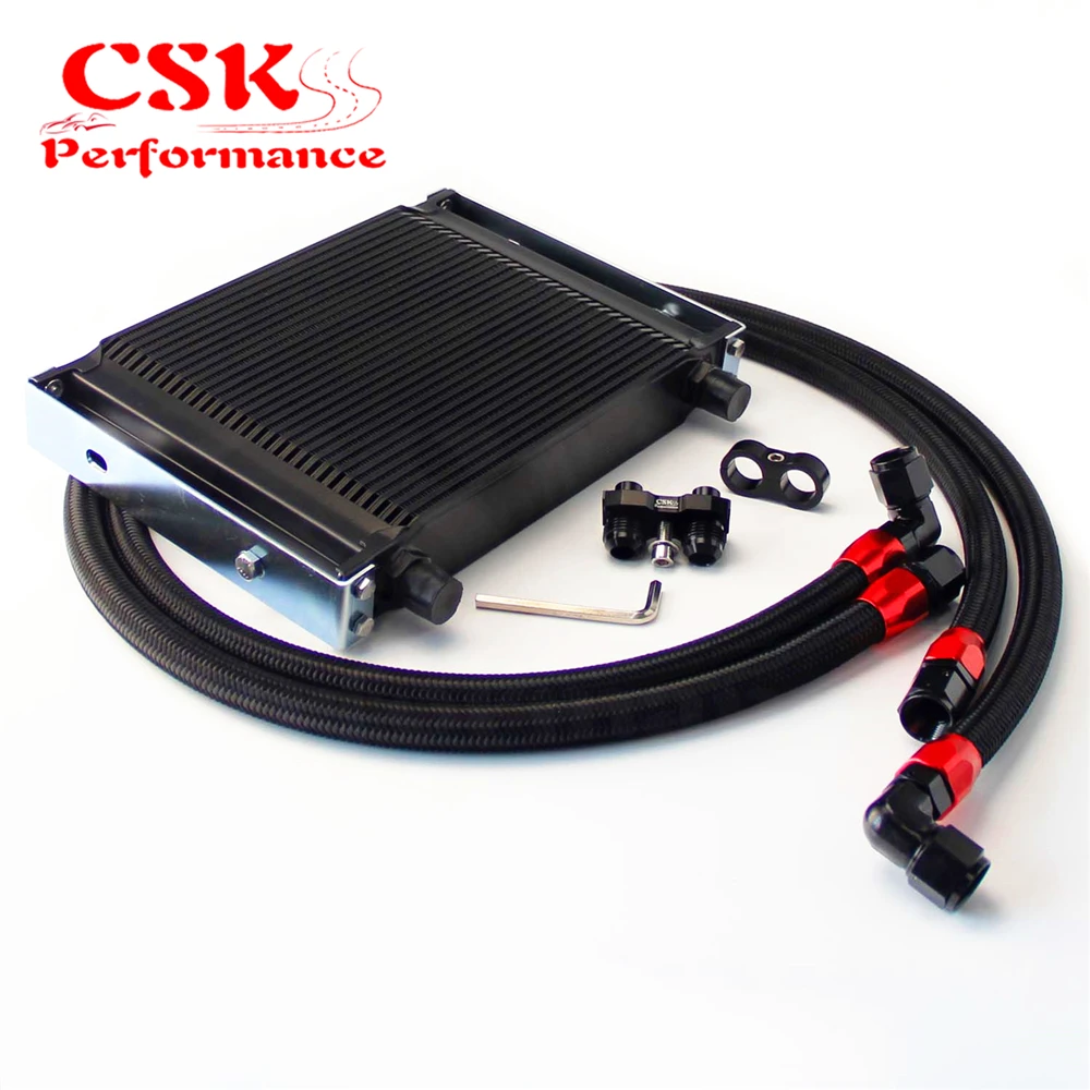 30 рядов 248 мм AN10 Масляный радиатор Британский комплект с кронштейнами подходит