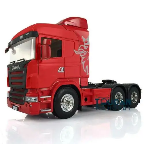 

1/14 RC Hercules Midtop RC Tractor Remote Control Trucks 6*4 Painted Cabin Motor For Scania KIT Outdoor Games Toys THZH0449-SMT2