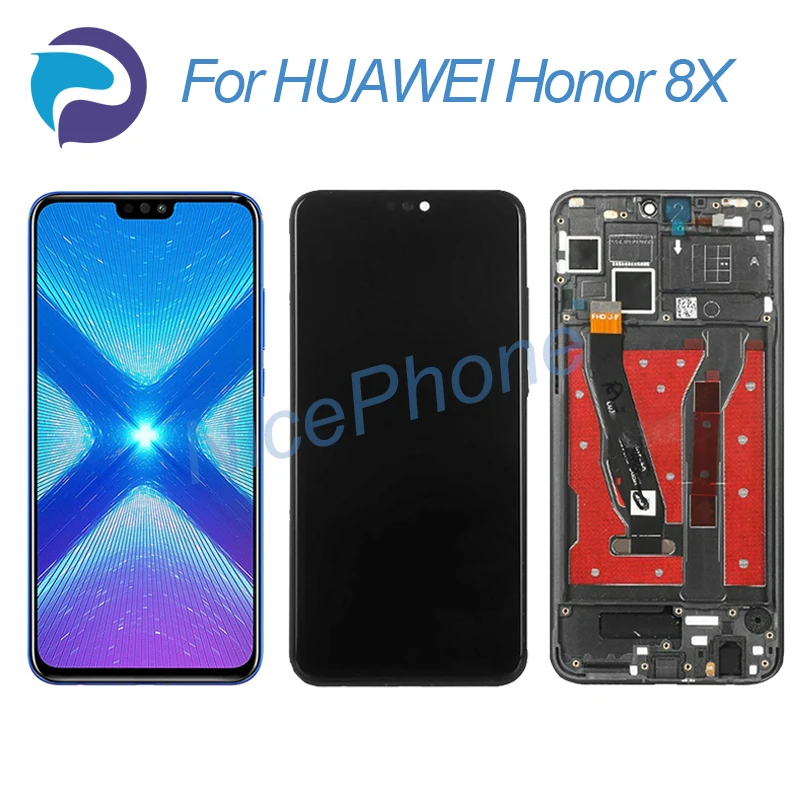 Honor 8X ЖК экран 2340*1080 сенсорный дигитайзер дисплей Замена JSN L22/L42/L11/L21/L23/AL00/TL00/AL00a honor